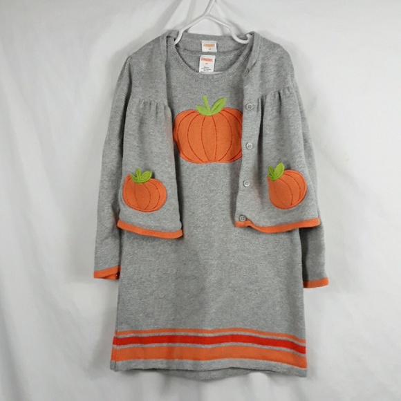 pumpkin sweater dress